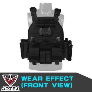 Custom1000D Nylon Outdoor Molle Tactical Vest <b>Security</b> Guard Protective <b>Equipment</b> Chaleco Tactico Plate Carrier Tactical Vest - Product Image 3