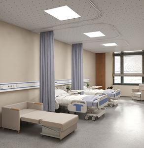 Fauteuil-lit double fonction pour soignant, mobilier hospitalier, chaise-lit combinée, fauteuil pliant pour soignant, lit d'appoint hospitalier avec fonction chaise - Product Image 2