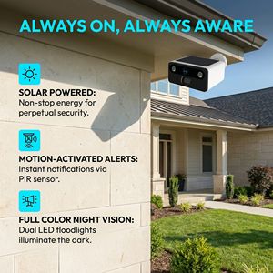 Caméra Bullet Solaire 4G 8MP en Gros Usine, 9000mAh Longue Autonomie, Réveil PIR, Audio Bidirectionnel, Application OneCam, Prise en Charge Carte TF 256 Go - Product Image 6