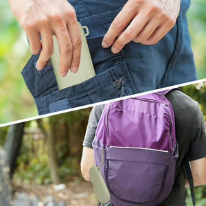 Étui à lunettes portable en silicone de qualité alimentaire, étui à lunettes de soleil, sac à lunettes, nouveau design avec crochet – Vente en gros - Product Image 4