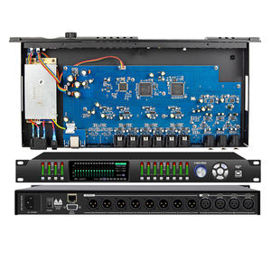 Procesador de sonido digital de doble núcleo con pantalla a color DSP de cinco series FIR3006 U.S.ADI, 3 entradas y 6 salidas, para presentaciones en escenario. - Product Image 1