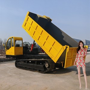 Dumper sur rail de jardin Self-Loader Small Crawler Dump 800KG 1000KG Mini Dumper - Product Image 1
