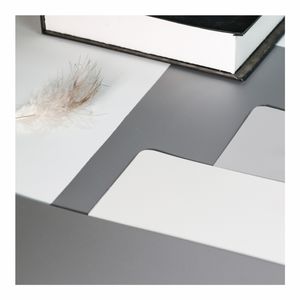 Tout nouveau <span class=keywords><strong>film</strong></span> texturé décoratif de gaufrage et design comme la pierre de marbre cuivre argenté sur le panneau mural de bureau de cabine - Product Image 3