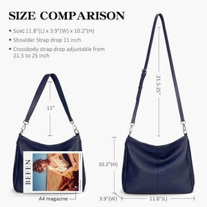 Nouveauté 2026 Sac à bandoulière pour femme en cuir PU grainé, grande capacité, style Hobo, sacoche et sac à main - Product Image 2