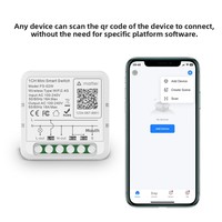 Sakelar Dinding PC Tahan Api IP20 dengan Fungsi Timer, Kontrol Suara, WiFi 2.4GHz, dan Proteksi Beban Berlebih untuk Rumah Pintar