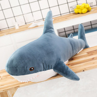 Kinqee personnalisé Super doux requin étreignant jeter oreiller usine Astm En71 mignon peluche Animal de mer en peluche Animal en peluche jouet