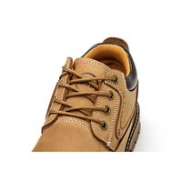 Bottes de travail en acier jaune bon marché, construction, semelle extérieure en caoutchouc, botte de sécurité jaune, chaussures de sécurité légères pour hommes