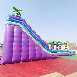 Heavy duty commercial grade <b>large</b> tobogan acuatico hinchable purple monster dual lane inflatable commercial water <b>slide</b> - Product Image 4