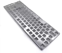 Support de boîtier de claviers d'ordinateurs d'équipement automobile personnalisé bricolage Vibration Proof Machining CNC Aluminum Keyboard Positioner Plate