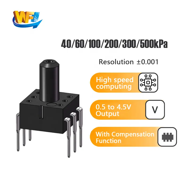 WeiFengHeng WF100E 0.4BG 0.4Bar -40~40kPa SOP6 package 0.5 to 4.5V output is an analog pressure sensor with compensation