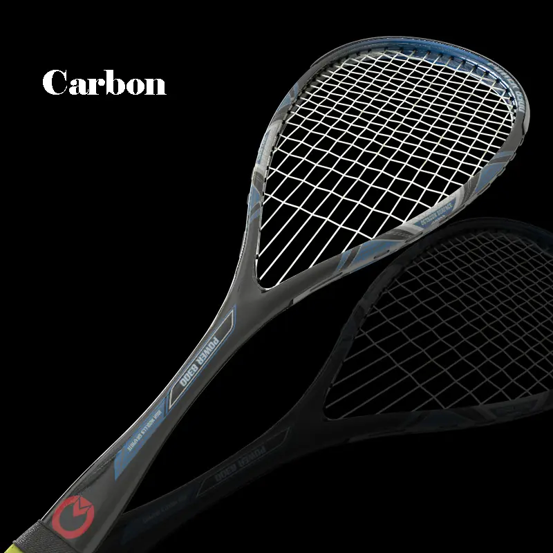 Oem brand logo professional full graphite carbon fiber squash racket