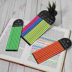 Fluorescent Color Highlighter Strips Self-Adhesive Transparent Note Paper Tabs Note Annotating School Office Home Use Brand - Product Image 6