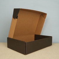 Boîtes d'expédition pour ordinateur portable en carton ondulé rectangulaires de luxe personnalisées, matériaux recyclés, emballage écologique, fermeture magnétique