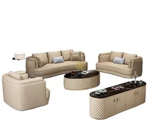 豪华切斯特菲尔德沙发套装价格便宜意大利现代弧形客厅模块化沙发