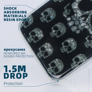 Étui de téléphone portable tendance et sac, coque de téléphone 14 designs, étui de téléphone scintillant pour iPhone 15 Pro Max - Product Image 3