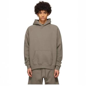 Sweat-shirts à capuche pour hommes, flocage couleur avoine foncé, extensibles, coupe oversize, avec motifs 3D en silicone, et pantalon pour hommes - Product Image 1