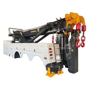 Faszinierende schwere 40 Tonnen Rotator Abschlepp wagen Weiß Werkzeug kasten 20 Tonnen Winden Diesel Neu Zwei 20 Tonnen rotierender Hubkran Verkauf - Product Image 4