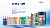 Meilleures ventes OEM ODM Verre 2500 Adhésifs transparents Mastic silicone acide
