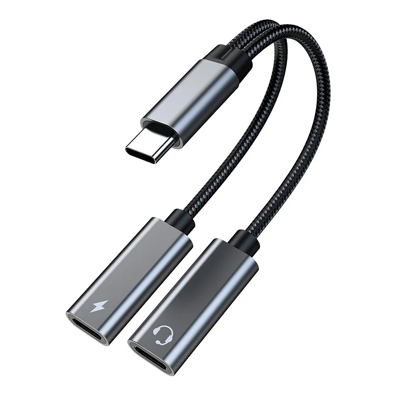 Adattatore per cuffie cavo Jack da USB C tipo C a 3.5mm adattatore AUX cavo convertitore Audio di tipo C 3.5