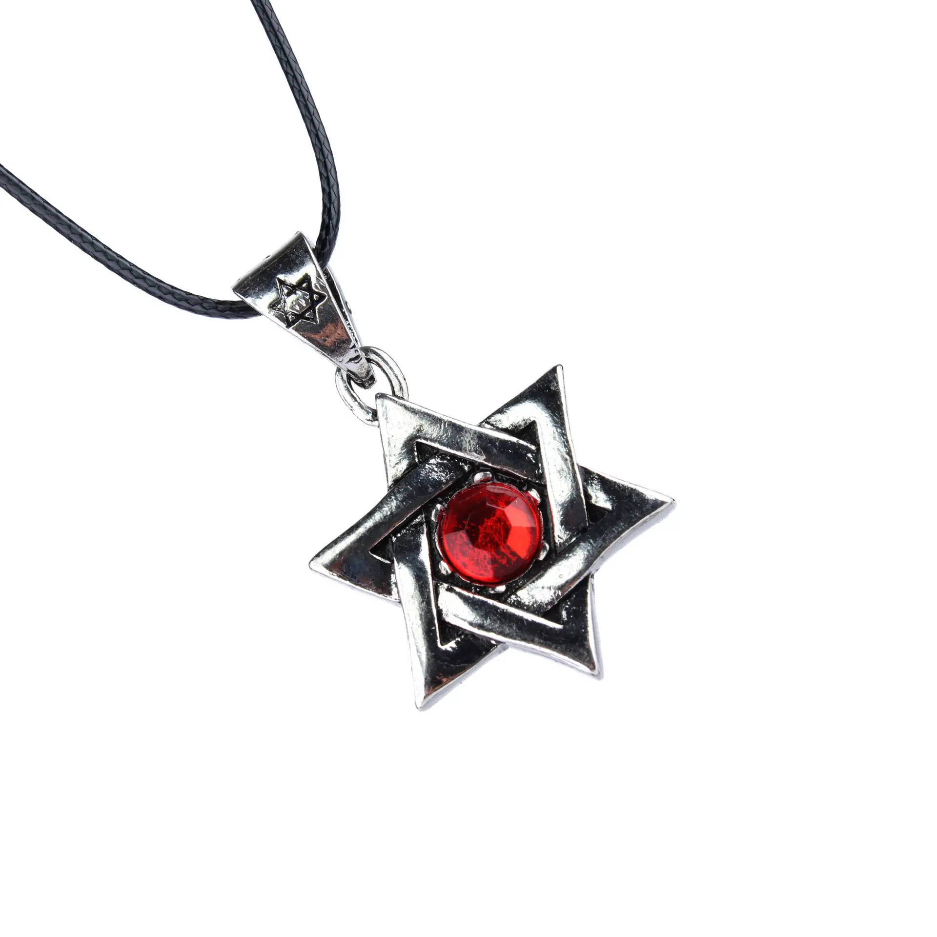 Judaism Religious Jewelry Custom Micro Zirconia Magen David Pendant Necklace