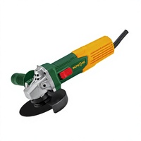 Meuleuse d'angle industrielle professionnelle 125 mm (5 po) à vitesse variable avec interrupteur latéral, pour usage intensif, avec disque de meulage