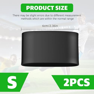 Sangles de maintien pour protège-tibias de football en silicone personnalisées, élastiques, durables et confortables pour la protection sportive - Product Image 2