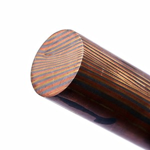 Gemelos Formales de 3 Capas con Diseño de Rayas de Madera, Unisex, para Bodas y Fiestas, Regalo - Product Image 2