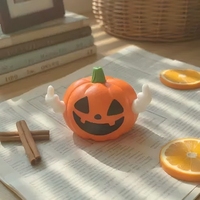 Figurines Squishy Fantôme Doigt d'Honneur en PVC pour Halloween (Noir Blanc) – Meme Rébellions Anti-Stress |   Cadeau humoristique 'Screw Stress'