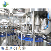 Ligne de production de machines de remplissage et d'embouteillage automatiques pour boissons énergisantes, sodas gazeux, boissons non alcoolisées et eau pétillante
