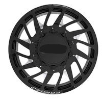 Rines Forjados Negros Mate Personalizados de 22X8.25 y 26X8.25 con Tapas Centrales Flotantes 10X225 8X170 8X200 para Ram 3500 y Ford F450