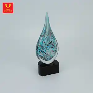 Hitop High Grade Custom Drachen form Kunst Kristallglas Chinese Style Awards Trophäen Hersteller Großhandel