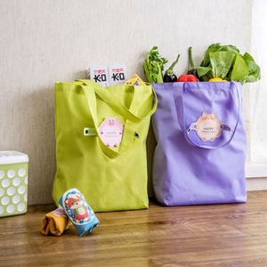 Cartoon <b>Folding</b> Portable Shopping Bag Waterproof Foldable Bag Custom - Product Image 3