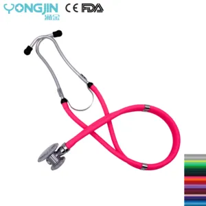 YJ S2224-DPK Clinica Privata Colorato Diagnosi Medica Sprague Rappaport Doppio Tubo Stetoscopio