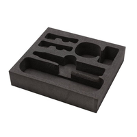 Emballage de plaquettes en mousse personnalisées Paquet de mousse EPE PU EVA noire Mousse EVA adhésive en polyéthylène haute densité