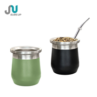 Taza de Mate de Doble Pared de Diseño Especial, Acero Inoxidable 304, 260 ml, Anti-Escaldaduras, Aislamiento Térmico, Rendimiento Térmico de 6 a 12 Horas