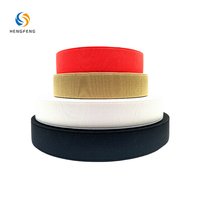 Sergé de couleur unie personnalisable 20-100mm Bande élastique en polyester haute ténacité durable et écologique