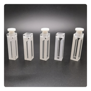 Jingke Factory Outlet Spectrofotometer <span class=keywords><strong>Cuvette</strong></span> Uv <span class=keywords><strong>Cuvette</strong></span> <span class=keywords><strong>Micro</strong></span> Cuvetten Met Witte Muren En Stoppers - Product Image 1