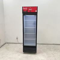 Enfriador de Bebidas Comercial Independiente con Puerta de Vidrio, Termostato Mecánico Directo, Pantalla Digital y Temperatura Única para Uso en Tiendas