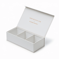 Caja de regalo con cierre magnético rígido para cosméticos con logotipo personalizado caja de embalaje de papel magnético reciclable para productos para el cuidado de la piel
