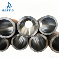 Tube de cylindre hydraulique usiné pour machines agricoles, finition lisse.