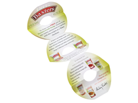 Étiquettes multi-pages personnalisées, autocollantes, multicouches, pelables, pour les étiquettes d'avertissement et d'instructions des bouteilles de produits chimiques cosmétiques