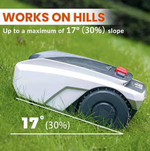 Tondeuse à gazon robotisée industrielle autotractée entièrement intelligente à haute efficacité, batterie 18V, pour la coupe des jardins, N1000 Intelligent - Product Image 3