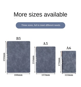 Carnet A6 avec couverture rigide professionnelle A5, livre d'or de papeterie personnalisé, journal de bien-être pour le bureau - Product Image 6