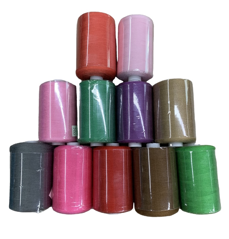 12 Colors 100 Polyester Sewing Thread
