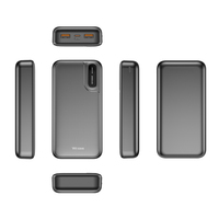 Batterie externe portable 20000 mAh à charge rapide avec sorties Micro USB et Type-C, puce IP5407 pour iPhone, iPad et ordinateur portable (vente en gros)