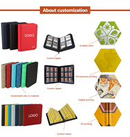 TORSON Classeur de cartes de sport personnalisé avec capacité de 9 poches et 12 poches, pour cartes de 900 à 1200 pour jeux de société