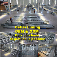 Machine de formage de rouleaux en acier léger portable Hebei Liming pour usines mobiles
