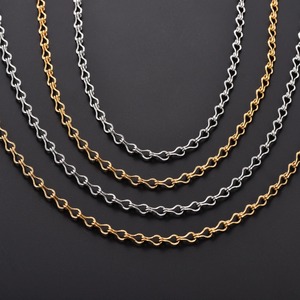 Collar de Cadena con Eslabones en Forma de Guitarra de Acero Inoxidable de 4.6mm para Mujer, Estilo Punk, Color Plata y Dorado, Gargantilla Metálica - Product Image 4