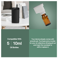 Intervalle de pulvérisation personnalisable 4000mAh batterie Ultra Fine brume plus petites particules capteur de vibration diffuseur d'arôme pour voiture maison