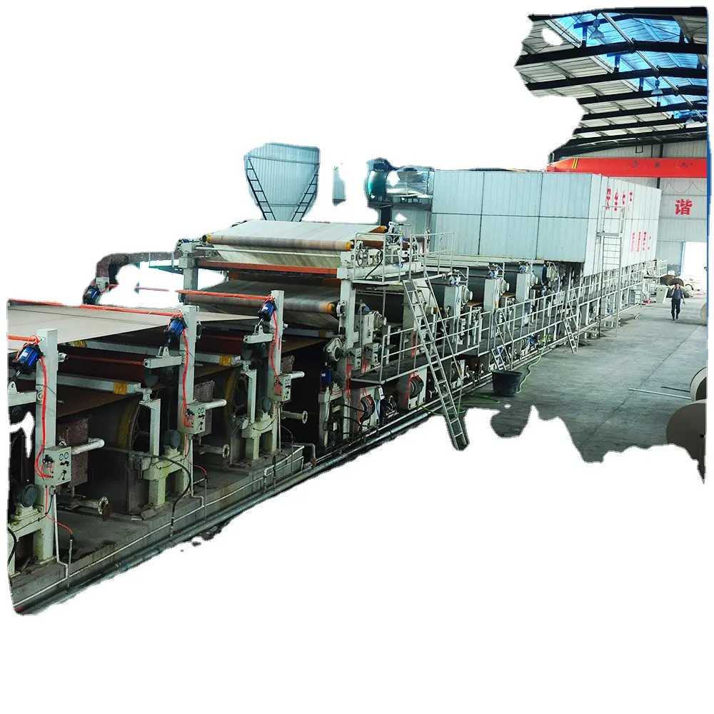 China 1575mm 10TPD Duplex Board Paper and Kraft Testliner paper Making Machine